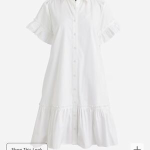 J.Crew Amelia shirtdress in cotton poplin (Slip Only Dress Missing)